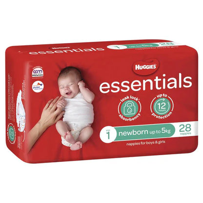 Huggies Essentials Nappies Size 1 Crawler