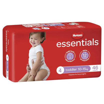 Huggies Essentials Nappies Size 4 Toddler