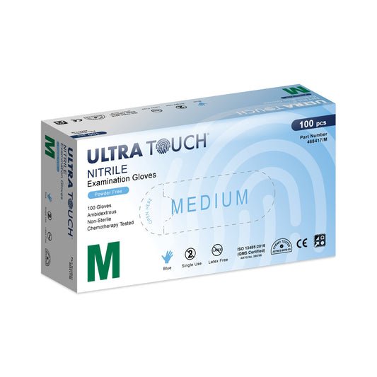 Ultra Fresh Blue Nitrile gloves