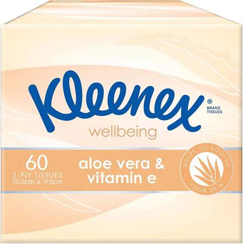 Kleenex Aloe Vera & Vitamin E Tissues 3 Ply