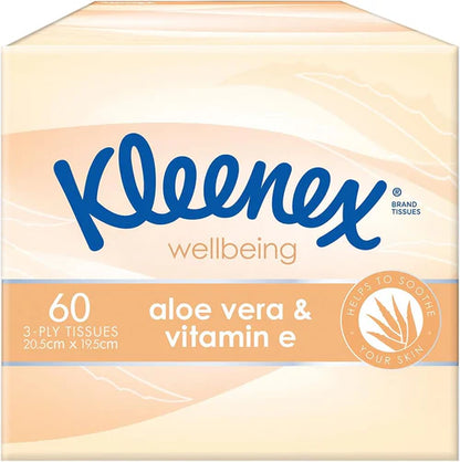 Kleenex Aloe Vera & Vitamin E Tissues 3 Ply