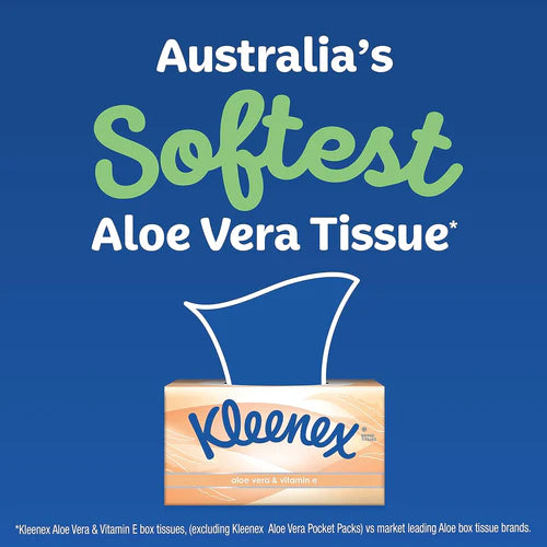 Kleenex Aloe Vera & Vitamin E Tissues 3 Ply