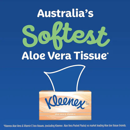 Kleenex Aloe Vera & Vitamin E Tissues 3 Ply