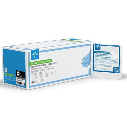 Medline Nitrile Sterile Gloves