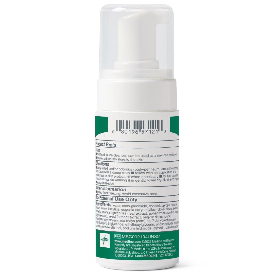 Medline Remedy Phytoplex Cleansing Foam