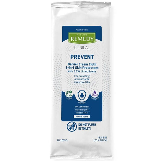 Medline Remedy Clinical Barrier Cream Cloths