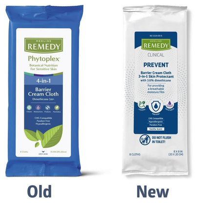 Medline Remedy Clinical Barrier Cream Cloths