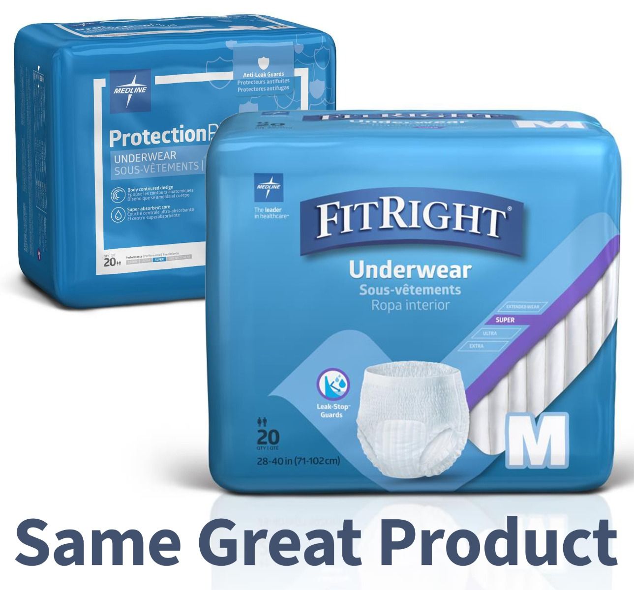 Medline FitRight Super Underwear
