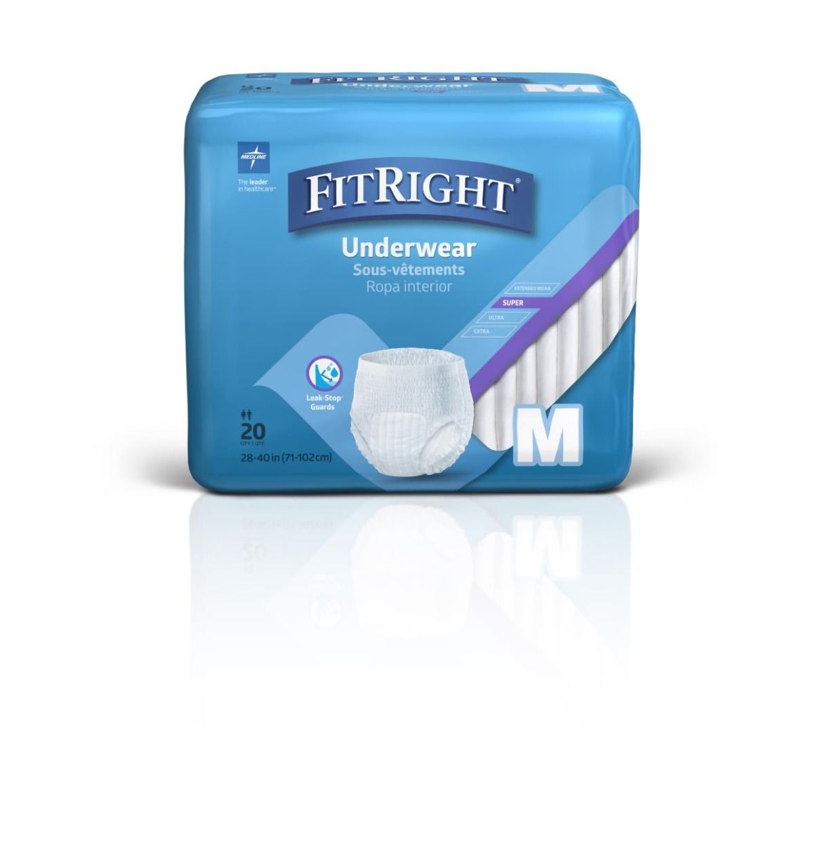 Medline FitRight Super Underwear
