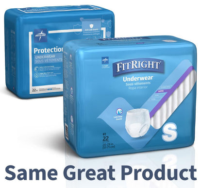 Medline FitRight Super Underwear