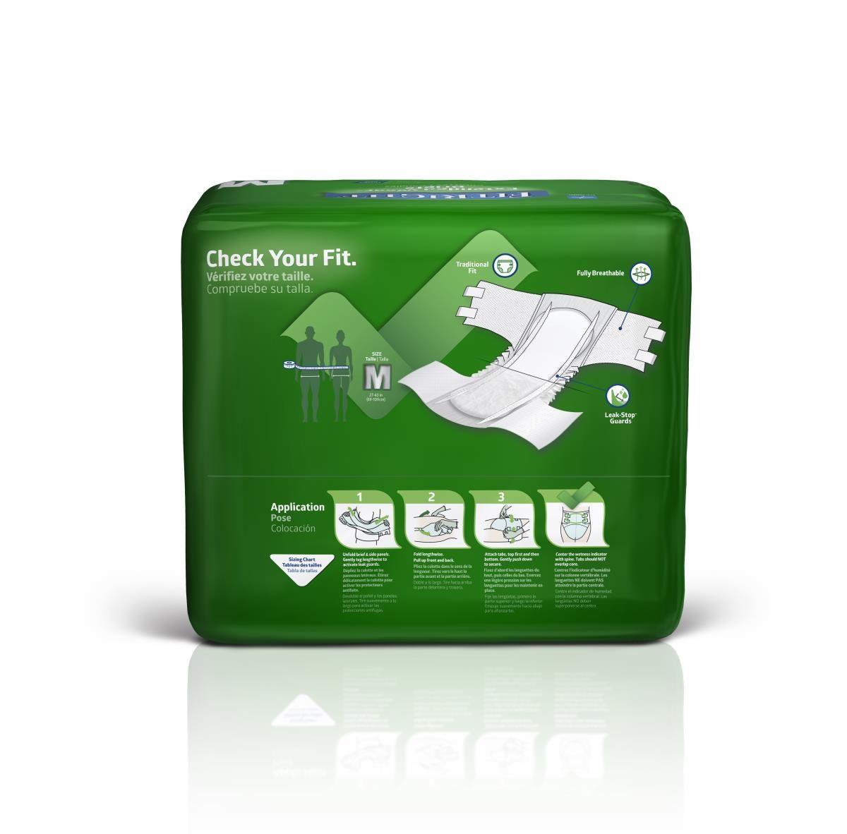 Medline Extended Wear High Absorbency Briefs