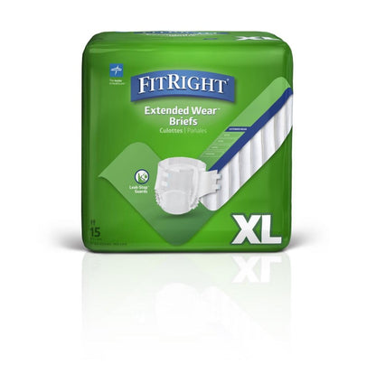 Medline Extended Wear High Absorbency Briefs
