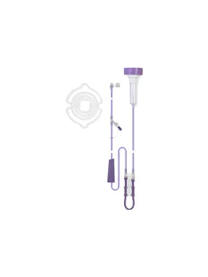 Nutricia Flocare EnFit Infinity Bottle Set Y-Port & Drip Chamber