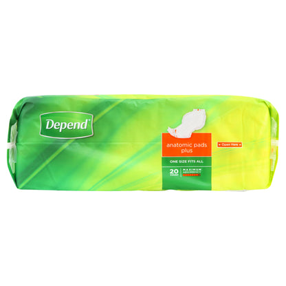 Depend Anatomic Pads Plus