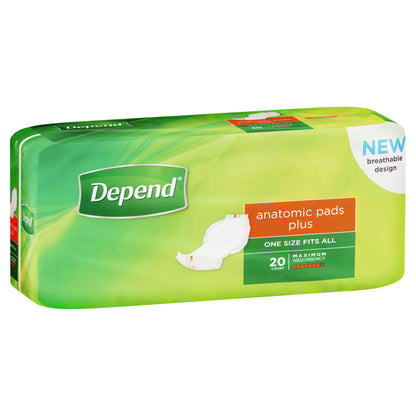 Depend Anatomic Pads Plus