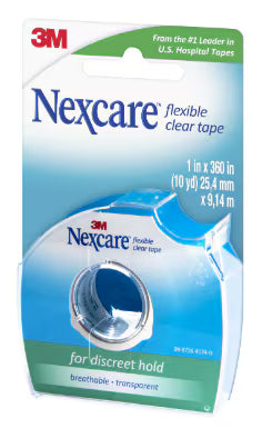 3M Nexcare Flexible Clear First Aid Tape Dispenser 25mm x 9.1m