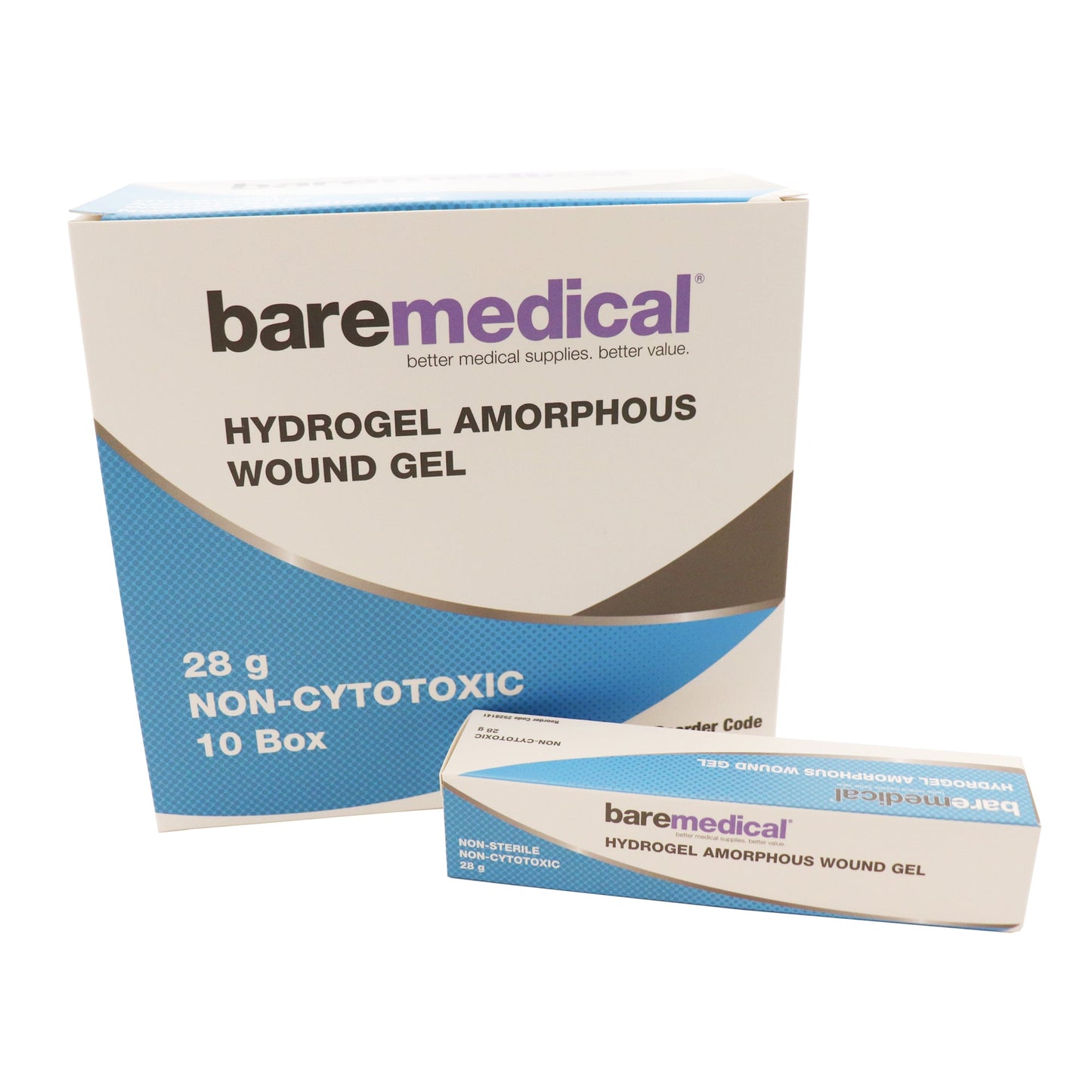 BareMed HYDROGEL AMORPHOUS WOUND GEL 28G TUBE (Box 10)