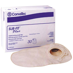 Sur-Fit Plus Closed-End Pouch with Filter 57mm(Box 30)